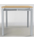 Schreibtisch CONCEPT LINE, manuell höhenverstellbar, 68-82cm (H), 160x80cm (BxT), rechteckig, buche / silber