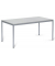 Besprechungstisch 221483, 72cm (H), 120x80cm (BxT), 6 Personen, rechteckig, lichtgrau / silber