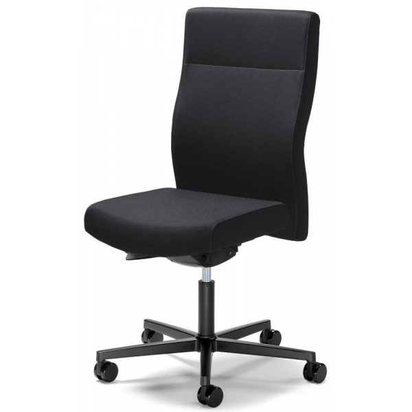 4251635613028 - Bürodrehstuhl D001 schwarz   schwarz bis 110kg ohne Kopfstütze 4251635613028 Deskin
