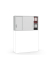 Aufsatzschrank MULTI M 266789, abschlie&szlig;bar, 2x2 OH, lichtgrau, 120x71x42cm (BxHxT)