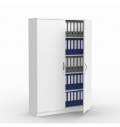 Aktenschrank MULTI M 272038, abschlie&szlig;bar, 2x5 OH, wei&szlig;, 120x183,5x42cm (BxHxT)