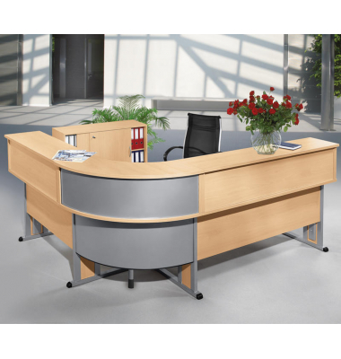 SET-Angebot Theke MULTI M buche/grau
