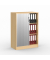 Rollladenschrank MULTI M 272048, abschlie&szlig;bar, 3 OH, buche/alusilber, 80x114,5x42cm (BxHxT)