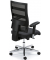 Bürodrehstuhl ecoNet, schwarz/anthrazit / silber, bis 110kg, ohne Kopfstütze