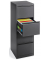 H&auml;ngeregistraturschrank 204273 Base L, anthrazit, 4 Schubladen, 1-bahnig