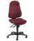 Bürodrehstuhl COMFORT I, bordeaux / schwarz, bis 110kg, ohne Kopfstütze