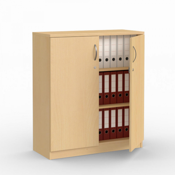 4251635614537 - Flügeltürenschrank MULTI M 273397 abschließbar 2x3 OH buche 100x1145x42cm (BxHxT) 4251635614537 Deskin