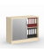 Rollladenschrank MULTI M 273410, abschlie&szlig;bar, 2 OH, ahorn, 100x80,5x42cm (BxHxT)