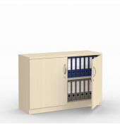 Aktenschrank MULTI M 272029, abschlie&szlig;bar, 2x2 OH, ahorn, 120x80,5x42cm (BxHxT)