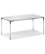 Besprechungstisch 248694, 72cm (H), 200x80cm (BxT), 8 Personen, rechteckig, lichtgrau / chrom