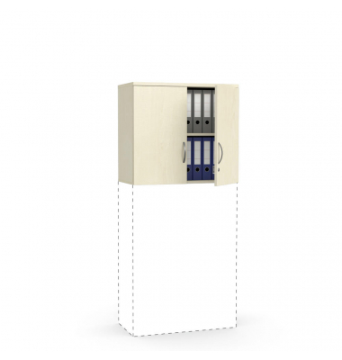 Aufsatzschrank MULTI M 268061, abschlie&szlig;bar, 2 OH, ahorn, 80x71x42cm (BxHxT)