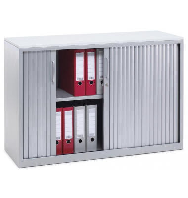 Rollladenschrank CONCEPT LINE 249314, abschlie&szlig;bar, 2 OH, lichtgrau, 120x80x42cm (BxHxT)