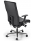 Bürodrehstuhl CONTROL 24, schwarz / silber, mit Armlehnen, bis 200kg, ohne Kopfstütze