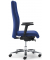 Bürodrehstuhl BIG STAR 20, blau / silber, mit Armlehnen, bis 150kg, ohne Kopfstütze