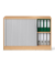 Rollladenschrank MULTI M 273413, abschlie&szlig;bar, 2x2 OH, buche, 160x80,5x42cm (BxHxT)