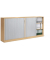 Rollladenschrank MULTI M 259018, abschlie&szlig;bar, 2x3 OH, buche/alusilber, 120x80,5x42cm (BxHxT)
