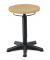 Hocker 255283, buche, mit Bodengleitern, höhenverstellbar, bis 120kg