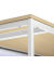 Schreibtischkombination BASE L 273977, 72cm (H), 160x80cm (BxT), rechteckig, buche / lichtgrau