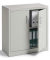 Stahlschrank BASE L 220887, abschlie&szlig;bar, 2 OH, lichtgrau, 80x84,5x42cm (BxHxT)