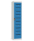 Postverteilerschrank 272557, abschlie&szlig;bar, lichtgrau/lichtblau, 40x180x50cm (BxHxT)