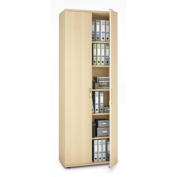 4251635617583 - Flügeltürenschrank MULTI M pro 270149 abschließbar 6 OH ahorn 80x225x42cm (BxHxT) 4251635617583 Deskin