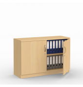 Aktenschrank MULTI M 272028, abschlie&szlig;bar, 2x2 OH, buche, 120x80,5x42cm (BxHxT)