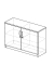 Aktenschrank MULTI M 272028, abschlie&szlig;bar, 2x2 OH, buche, 120x80,5x42cm (BxHxT)