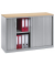 Rollladenschrank CONCEPT LINE 249315, abschlie&szlig;bar, 2 OH, alusilber/buche, 120x80x42cm (BxHxT)