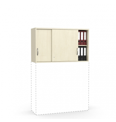 Aufsatzschrank MULTI M 271929, abschlie&szlig;bar, 2x2 OH, ahorn, 120x71x42cm (BxHxT)