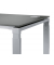 Schreibtisch Comfort EVO, manuell h&ouml;henverstellbar, 73-85,5cm (H), 180x80cm (BxT), rechteckig, anthrazit / silber