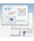 Whiteboard Board Standard, 264826, 90x60cm (BxH), kunststoffbeschichtet, Aluminiumrahmen