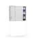 Aufsatzschrank MULTI M 271931, abschlie&szlig;bar, 2x3 OH, lichtgrau, 120x105,5x42cm (BxHxT)