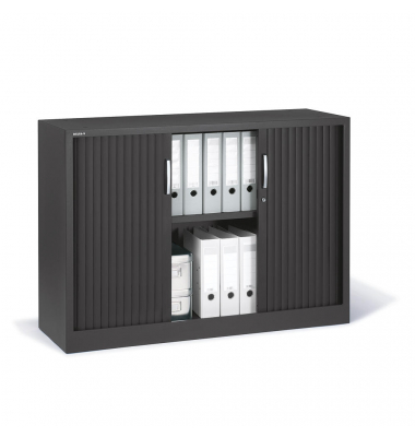Rollladenschrank BASE L 247717, abschlie&szlig;bar, 2 OH, anthrazit, 120x84,5x42cm (BxHxT)