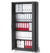 Stahlschrank BASE L 221134, abschlie&szlig;bar, 5 OH, anthrazit, 92x195x42cm (BxHxT)