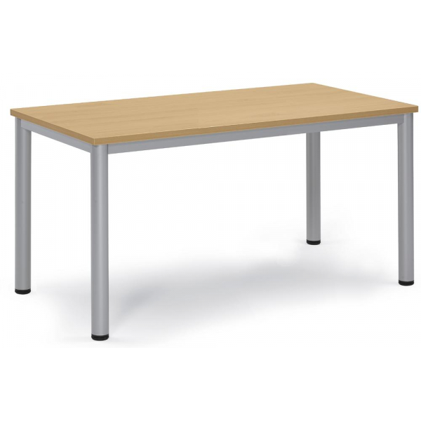 4251635620996 - Besprechungstisch 259692 72cm (H) 140x80cm (BxT) 6 Personen rechteckig buche silber 4251635620996 Deskin 4251635620996 - Besprechungstisch 259692 72cm (H) 140x80cm (BxT) 6 Personen rechteckig buche silber 4251635620996 Deskin