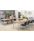 Besprechungstisch 259692, 72cm (H), 140x80cm (BxT), 6 Personen, rechteckig, buche / silber