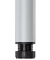 Besprechungstisch 259692, 72cm (H), 140x80cm (BxT), 6 Personen, rechteckig, buche / silber