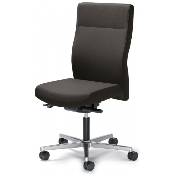 4251635621054 - Bürodrehstuhl D001 dunkelgrau   silber bis 110kg ohne Kopfstütze 4251635621054 Deskin