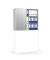Aufsatzschrank MULTI M 271924, abschlie&szlig;bar, 2x3 OH, lichtgrau/alusilber, 120x105,5x42cm (BxHxT)
