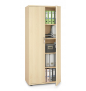 Aktenschrank MULTI M pro 270140, abschlie&szlig;bar, 5 OH, ahorn, 80x189x42cm (BxHxT)