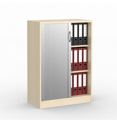 Rollladenschrank MULTI M 272049, abschließbar, 3 OH, ahorn/alusilber, 80x114,5x42cm (BxHxT)