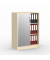 Rollladenschrank MULTI M 272049, abschlie&szlig;bar, 3 OH, ahorn/alusilber, 80x114,5x42cm (BxHxT)