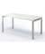 Schreibtisch  Basic MULTI M, 74cm (H), 180x80cm (BxT), rechteckig, lichtgrau / silber