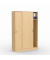 Schiebet&uuml;renschrank MULTI M 259008, abschlie&szlig;bar, 5 OH, buche, 120x183,5x42cm (BxHxT)