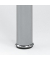 Konferenztisch 272882, 74,5cm (H), 180x100cm (BxT), 8 Personen, Tonnenform, ahorn / silber