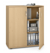 Aktenschrank MULTI M pro 270133, abschlie&szlig;bar, 3 OH, buche, 100x114x42cm BxHxT)