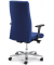Bürodrehstuhl BIG STAR 30, blau / silber, mit Armlehnen, bis 150kg, ohne Kopfstütze