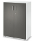 Aktenschrank EVO 271038, abschlie&szlig;bar, 2x3 OH, wei&szlig;/anthrazit, 80x112,5x42cm (BxHxT)