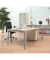 Schreibtisch Comfort MULTI M, manuell höhenverstellbar, 62-82cm (H), 180x80cm (BxT), rechteckig, buche / silber