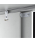 Schiebet&uuml;renschrank CONCEPT LINE 270273, abschlie&szlig;bar, 5 OH, alusilber/buche, 120x190x42cm (BxHxT)